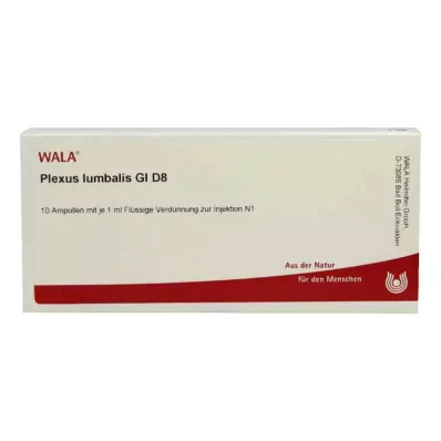 PLEXUS LUMBALIS GL D 8 Ampułki, 10 x 1 ml PLEXUS LUMBALIS GL D 8 Ampułki, 10 x 1 ml