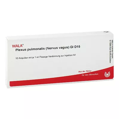 PLEXUS PULMONALIS Nerw błędny GL D 15 ampułek, 10 x 1 ml