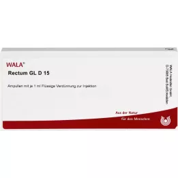 RECTUM GL D 15 Ampułki, 10 x 1 ml