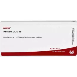 RECTUM GL D 15 Ampułki, 10 x 1 ml