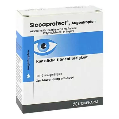SICCAPROTECT Krople do oczu, 3 x 10 ml