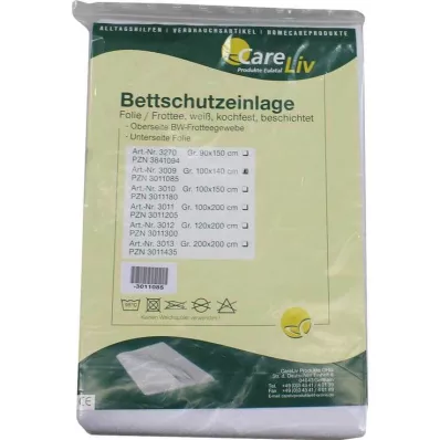 BETTSCHUTZEINLAGE Frotte foliowe 100x140 cm, 1 szt