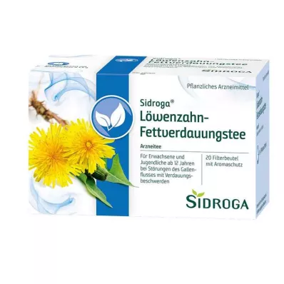 SIDROGA Torebka filtracyjna do herbaty z mniszka lekarskiego, 20X1,5 g