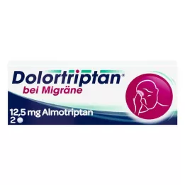 DOLORTRIPTAN na migrenę Tabletki powlekane, 2 szt