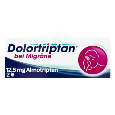 DOLORTRIPTAN na migrenę Tabletki powlekane, 2 szt DOLORTRIPTAN na migrenę Tabletki powlekane, 2 szt