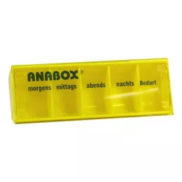 ANABOX Skrzynka dzienna żółta, 1 szt
