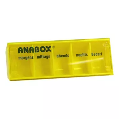 ANABOX Skrzynka dzienna żółta, 1 szt