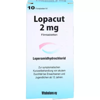 LOPACUT Tabletki powlekane 2 mg, 10 szt