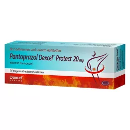 PANTOPRAZOL Dexcel Protect 20 mg tabletki powlekane dojelitowo, 14 szt