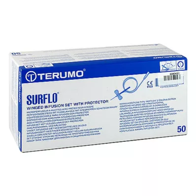 SURSHIELD Sztućce bezpieczne Surflo 21 G zielone, 50 szt