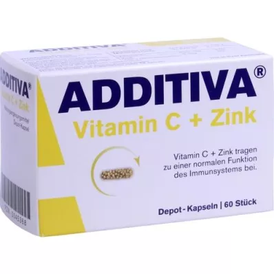 ADDITIVA Witamina C Depot 300 mg w kapsułkach, 60 kapsułek