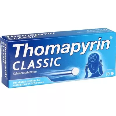 THOMAPYRIN CLASSIC Tabletki przeciwbólowe, 10 szt