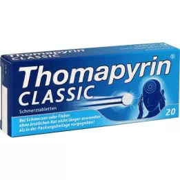 THOMAPYRIN CLASSIC Tabletki przeciwbólowe, 20 szt