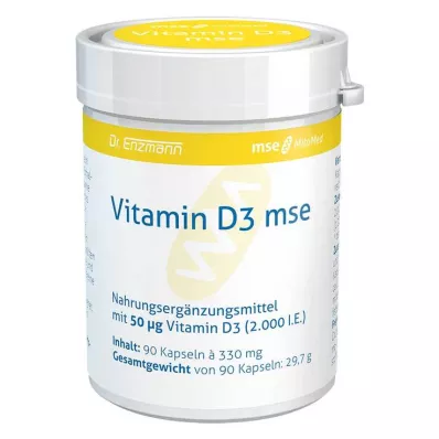 VITAMIN D3 MSE Kapsułki, 90 szt