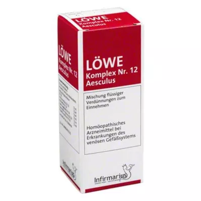 LÖWE KOMPLEX Krople Aesculus nr 12, 50 ml