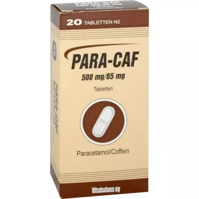 PARA CAF Tabletki 500 mg/65 mg, 20 szt