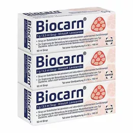 BIOCARN Syrop, 3 x 50 ml