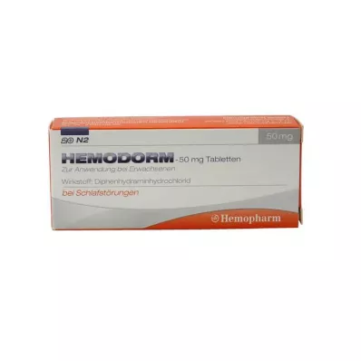 HEMODORM Tabletki nasenne 50 mg, 20 szt