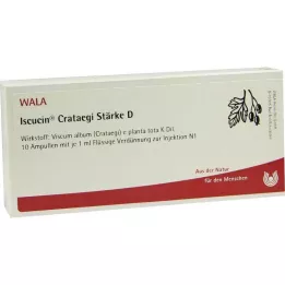 ISCUCIN ampułki crataegi Strength D, 10 x 1 ml