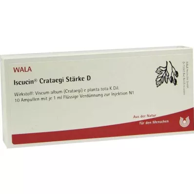 ISCUCIN ampułki crataegi Strength D, 10 x 1 ml ISCUCIN ampułki crataegi Strength D, 10 x 1 ml