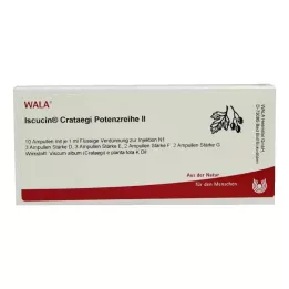 ISCUCIN seria crataegi na potencję II ampułki, 10 x 1 ml