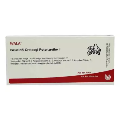 ISCUCIN seria crataegi na potencję II ampułki, 10 x 1 ml ISCUCIN seria crataegi na potencję II ampułki, 10 x 1 ml