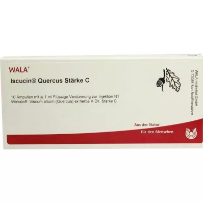 ISCUCIN ampułki ze skrobią Quercus C, 10X1 ml ISCUCIN ampułki ze skrobią Quercus C, 10X1 ml