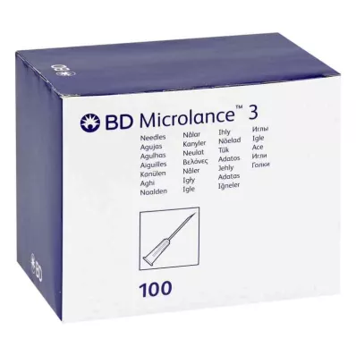 BD MICROLANCE Kaniula 23 G 1 1/4 0,6x30 mm, 100 szt