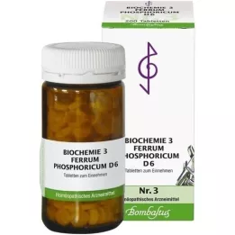 BIOCHEMIE 3 Ferrum phosphoricum D 6 tabletek, 200 szt