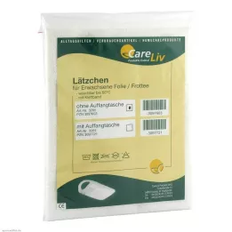 LÄTZCHEN Przedłużona folia/taśma w kolorze białym z rzepem, 1 szt