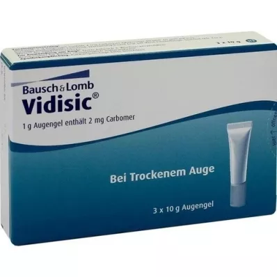 VIDISIC Żel do oczu, 3X10 g