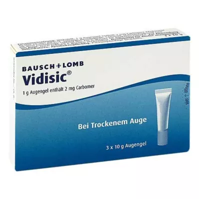 VIDISIC Żel do oczu, 3X10 g