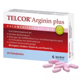 TELCOR Arginina plus tabletki powlekane, 60 szt