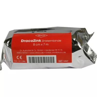 ZINKLEIMBINDE Dracozink 8 cmx7 m, 1 szt