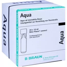AQUA AD injectabilia Miniplasco connect roztwór do wstrzykiwań, 20X10 ml