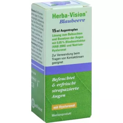 HERBA-VISION Borówkowe krople do oczu, 15 ml