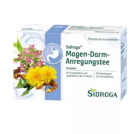 SIDROGA Torebka filtracyjna do herbaty pobudzającej przewód pokarmowy, 20X2,0 g