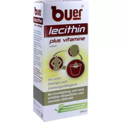 BUER LECITHIN Plus Witaminy w płynie, 500 ml