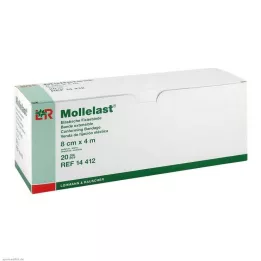 MOLLELAST Bandaże 8 cmx4 m pakowane pojedynczo, 20 szt
