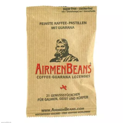 AIRMENBEANS Pastylki kawowe Finest z guaraną, 21 szt