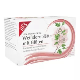 H&S Liście głogu z kwiatami Saszetka z filtrem, 20X1,6 g