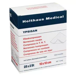 KOMPRESSEN YPSISAN 10x10 cm sterylne, 25X2 szt