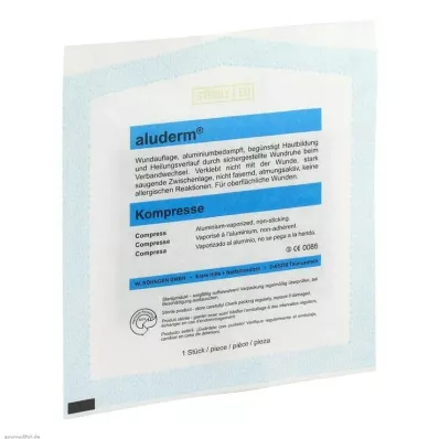 ALUDERM Kompresy 10x15 cm, 1 szt