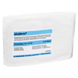 ALUDERM Kompresy 10x10 cm, 50 szt