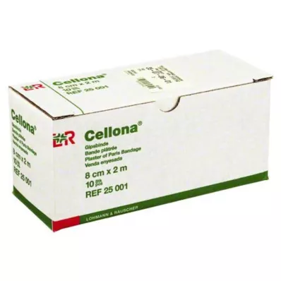 CELLONA Opatrunek gipsowy 8 cmx2 m, 2X5 szt