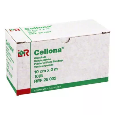 CELLONA Opatrunek gipsowy 10 cmx2 m, 2X5 szt CELLONA Opatrunek gipsowy 10 cmx2 m, 2X5 szt