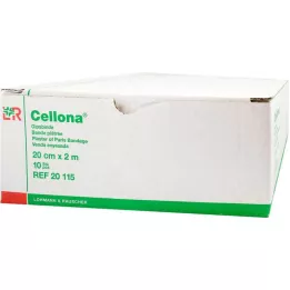 CELLONA Opatrunek gipsowy 20 cmx2 m, 2X5 szt