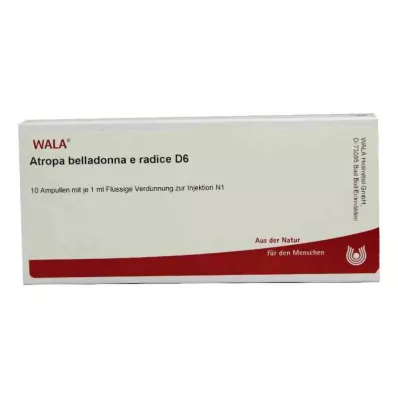 Ampułki Atropa Belladonna e Radix D6 (10x1 ml) Ampułki Atropa Belladonna e Radix D6 (10x1 ml)