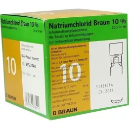 NATRIUMCHLORID 10% Brown MPC Roztwór do infuzji, 20 x 10 ml