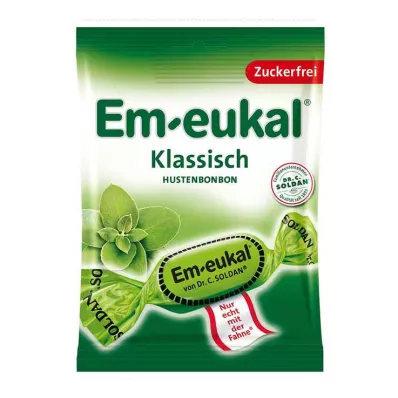 EM-EUKAL Cukierki klasyczne bez cukru, 75 g